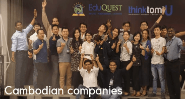 A programme cohort of Cambodian companies.